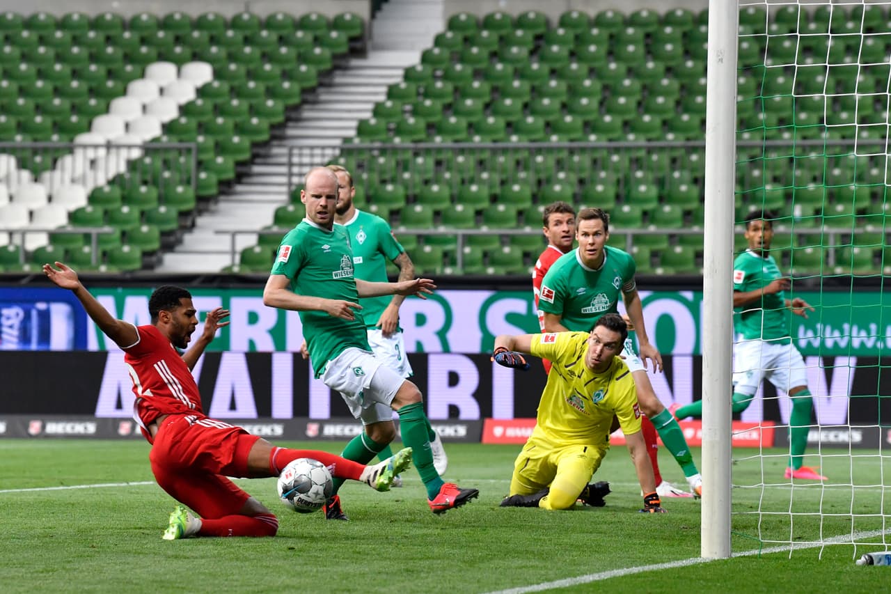 ¡Qué bávaros! El Bayern se vuelve a coronar en la Bundesliga con un gol de Robert Lewandowski y vender al Werder Bremen 0-1, a dos fechas de concluir el campeonato.