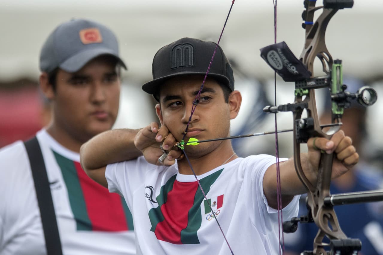 Los hombres también demostraron su concentración para ser los mejores en los Juegos.
