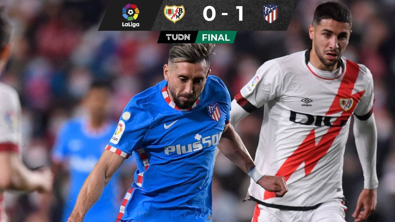 Atlético de Madrid derrotó al Rayo Vallecano y sigue intratable