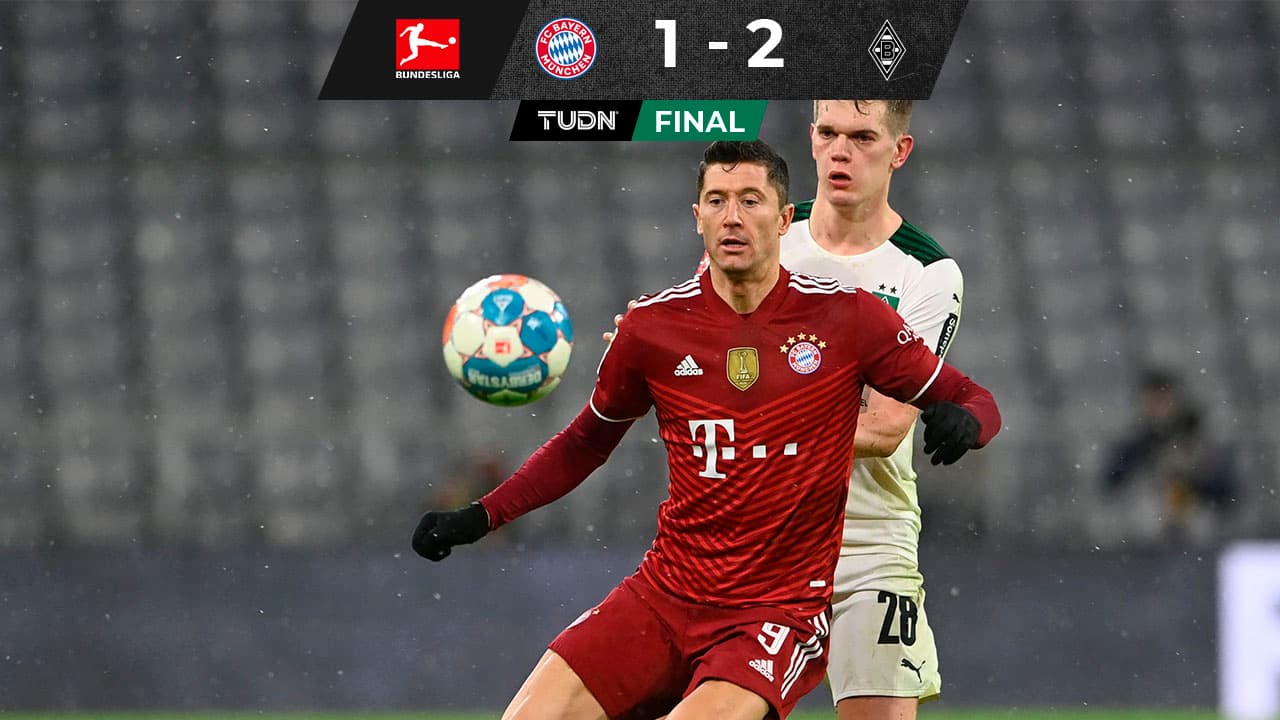 El Bayern Munich fue sorprendido por el Borussia Monchengladbach