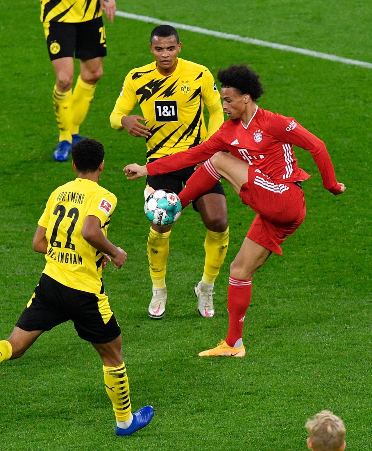 Los de Favre abrieron el marcador, pero el tremendo equipo bávaro dio vuelta para quedarse con el triunfo. | Reus (45’) marcó primero y Alaba (45+4’) lo emparejó. Lewandowski (48’) dio vuelta, Sané (80’) creció la ventaja y Haaland (83’) acortó la distancia.