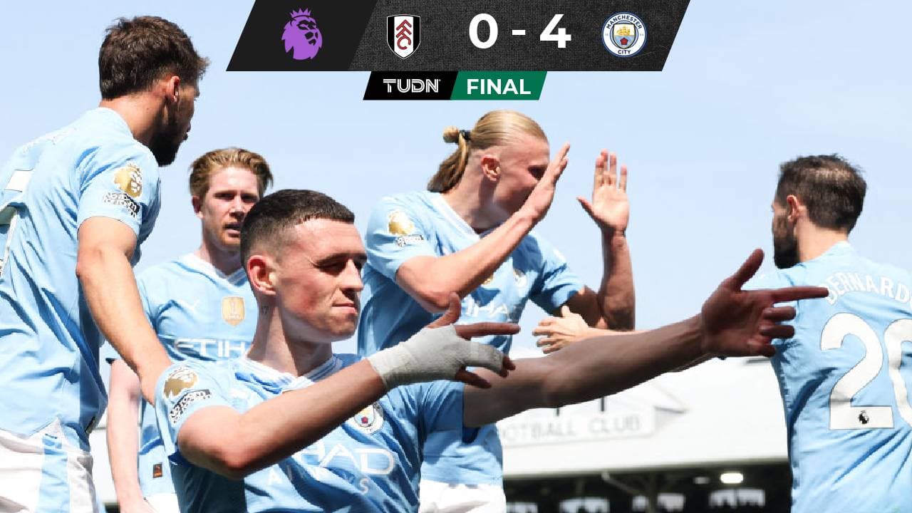 Raúl Jiménez no juega y el Fulham es goleado por el Manchester City
