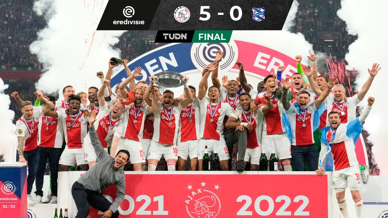 Gol de Edson y es campeón con Ajax a pesar del golazo de Guti con PSV