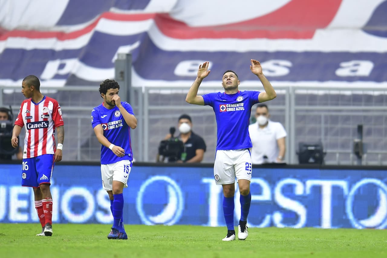 Elías Hernández, Jonathan Rodríguez y Pablo Aguilar se encargan de marcar en la apretada victoria 3-2 de la Máquina sobre el Atlético San Luis.
