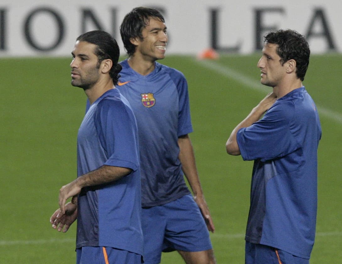 Rafa Márquez junto a Belletti