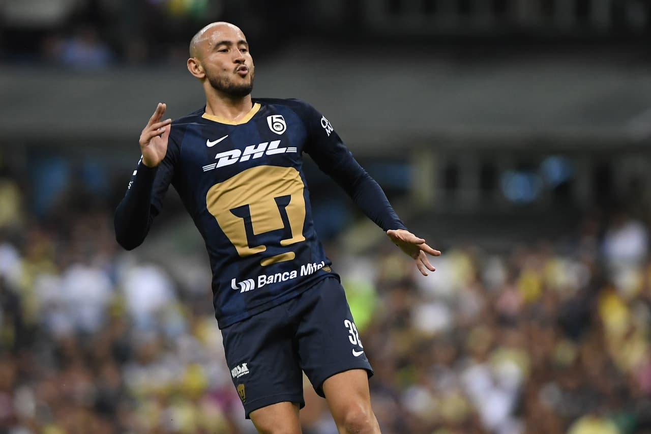En los Pumas es uno de los indiscutibles, suma 16 goles desde el 2018 que llegó al equipo.