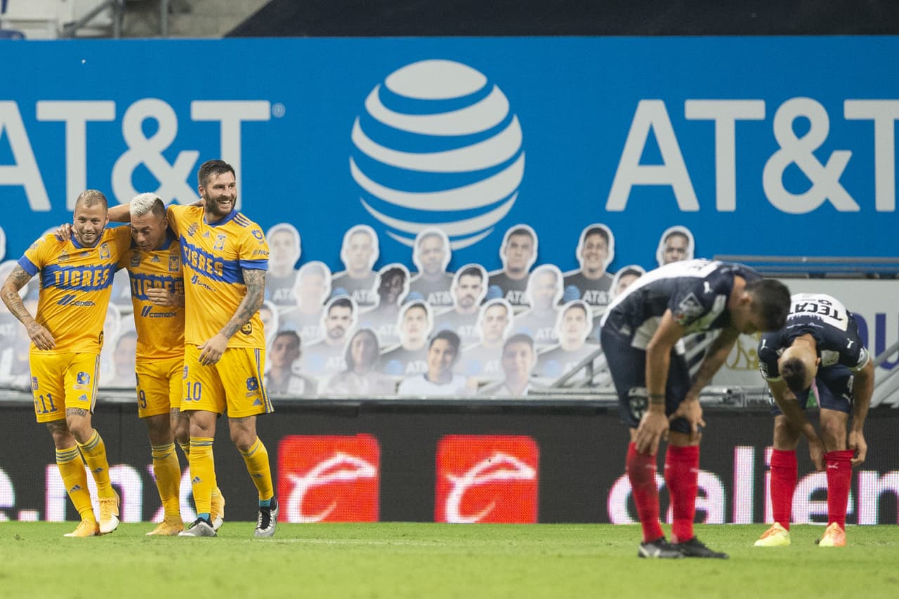 Monterrey celebra anotación ante Rayados