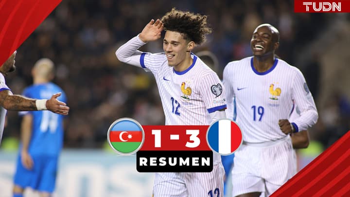 Francia demuestra poder y vence con suplentes a Azerbaiyán