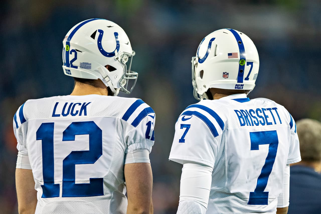 Jacoby Brissett es el quarterback suplente de Andrew Luck en los Indianapolis Colts.