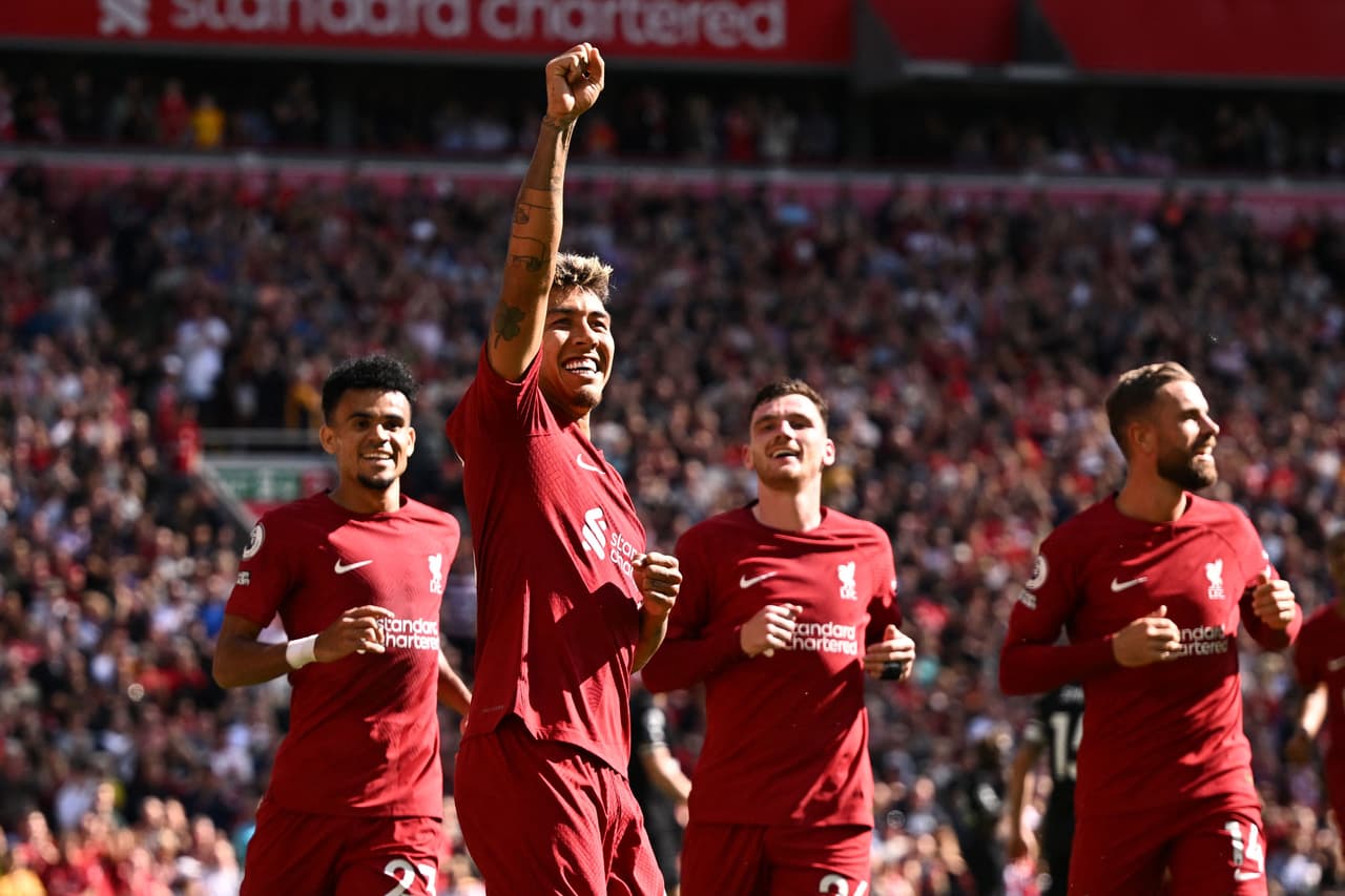 Liverpool aplastó 9-0 al Bournemoth con dobletes de Luis Díaz y Roberto Firmino, goles de Harvey Elliott, Alexander-Arnold, Virgil van Dijk, Fábio Carvalho y un autogol de Chris Mepham.