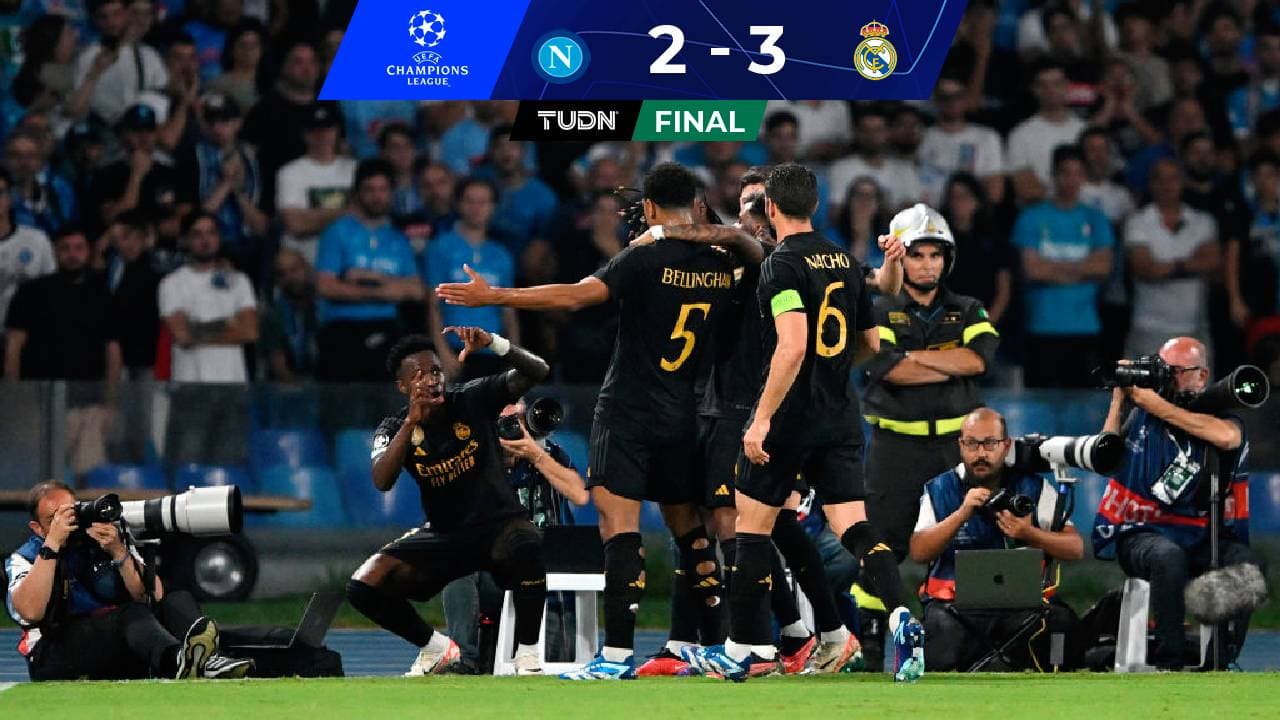 A punta de golazos, Real Madrid sentencia al Napoli en Italia