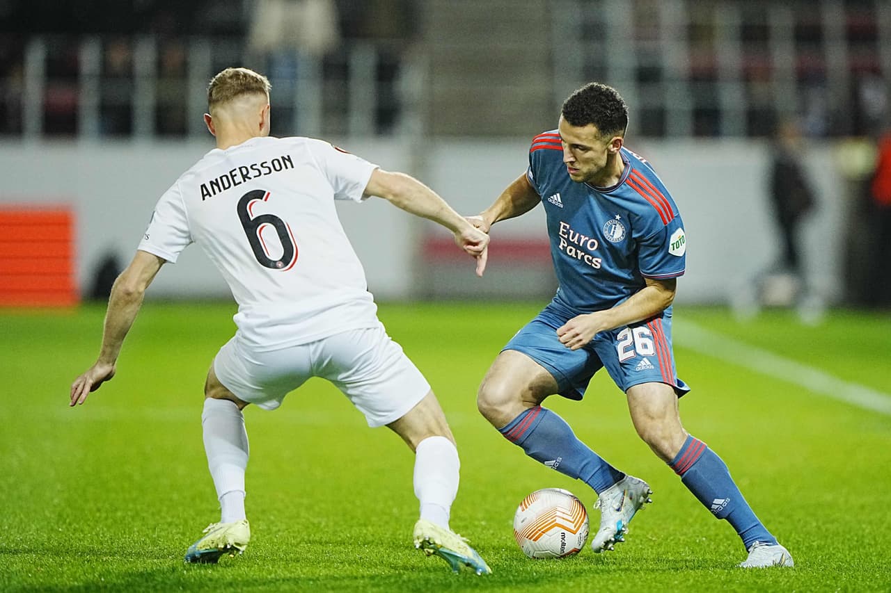 Feyenoord rescató un punto ante el Midtjylland y se mantiene en la cima del Grupo F en el que todos están empatados con cuatro puntos.