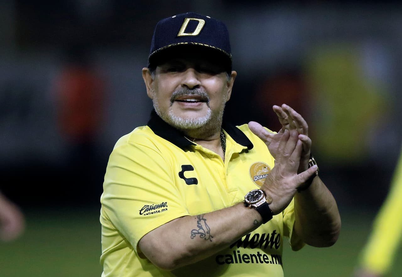 Diego Armando Maradona deja la dirección técnica de Dorados