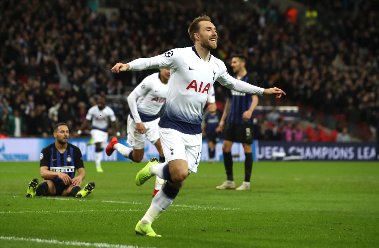 7. Christian Eriksen (Tottenham Hotspur F.C.) - 10 puntos