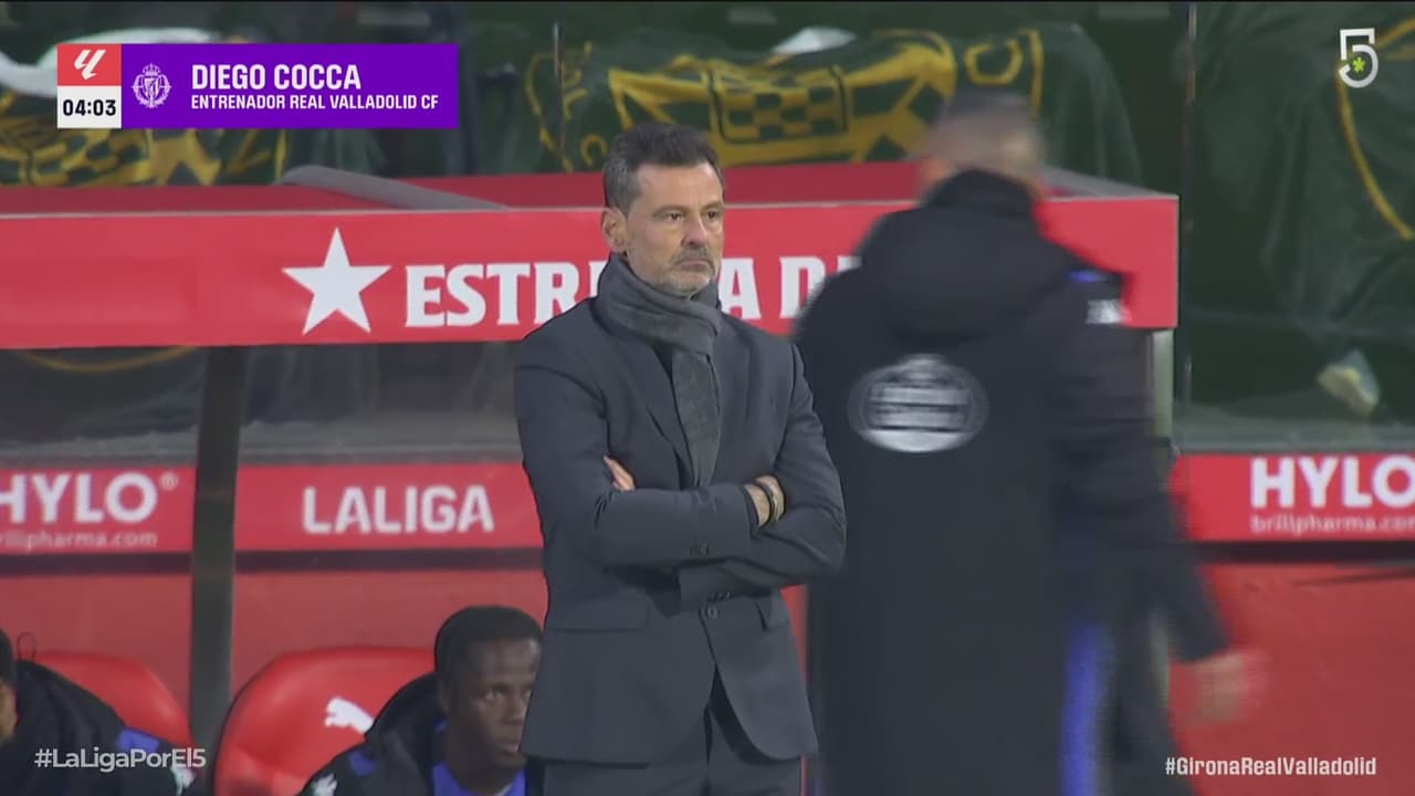 Girona golea al Valladolid en presentación en LaLiga de Diego Cocca