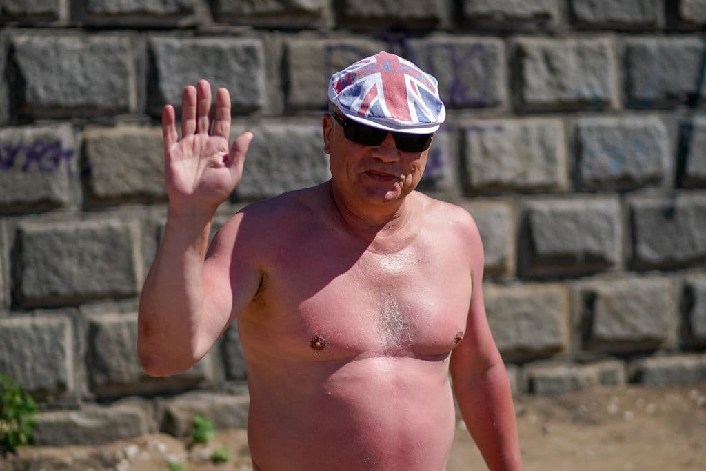 Algunos dejaron ver con sus atuendos a qué país apoyan. Los británicos están orgullosos de su participación.