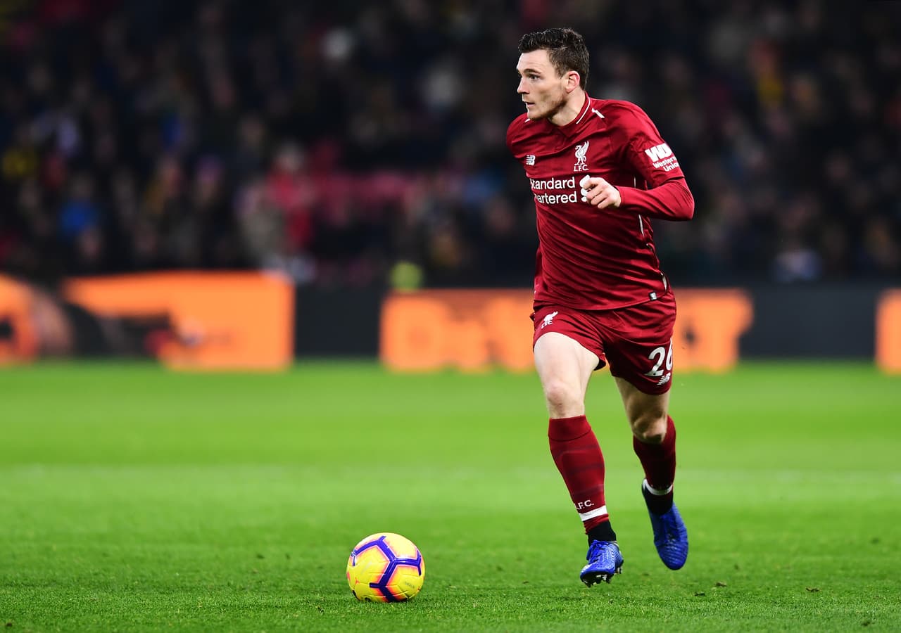 3. Andrew Robertson (Liverpool) - cuesta 79.8 millones de euros, aumentó 32 millones.