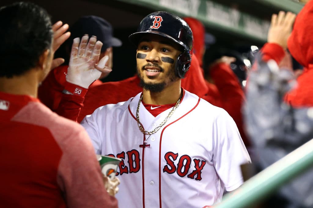 Mookie Betts conectó su cuadrangular 32 de la temporada y remolcó dos anotaciones para dejar en 80 su contador de producidas en 2018.
