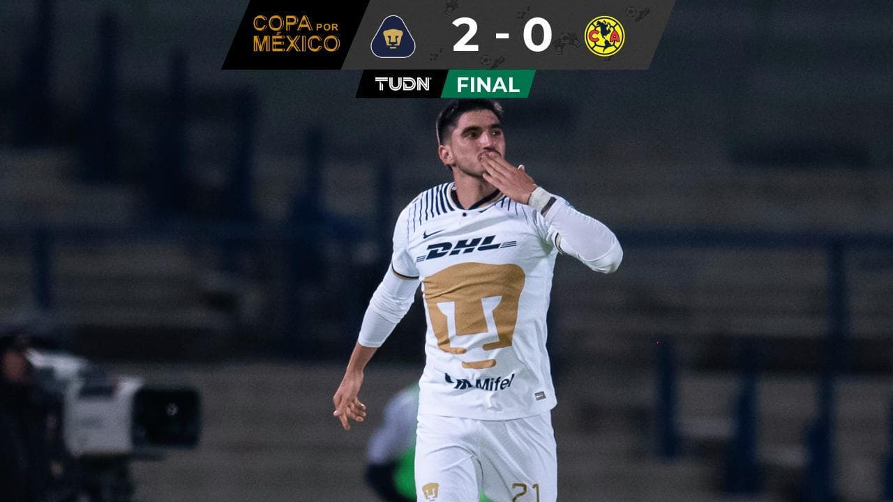 Pumas vence al América en la Copa Sky 2022, pero no le alcanza para la Final