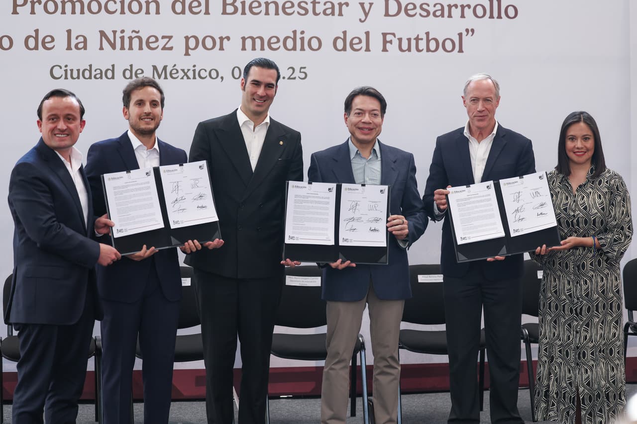 FMF y SEP trabajarán en desarrollo deportivo de la niñez a través del futbol