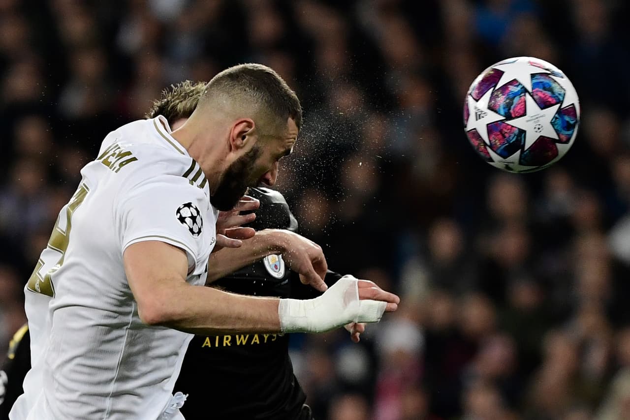Karim Benzema tuvo un remate al arco pero no tuvo éxito.