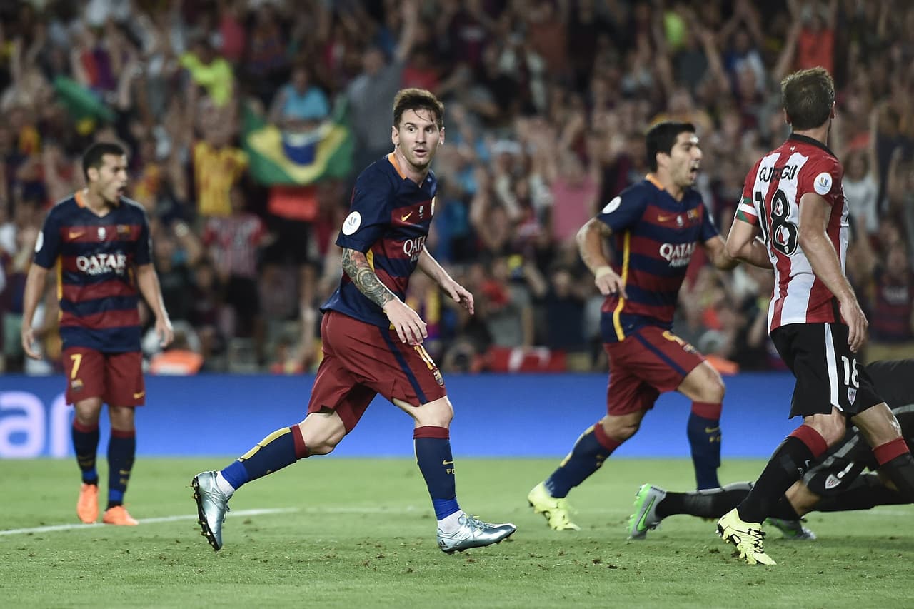 El gol del Barcelona llegó hasta el minuto 43, gracias a Messi quien culminó una gran jugada de Luis Suárez. Y así el equipo de Luis Enrique se fue con la ventaja al descanso.