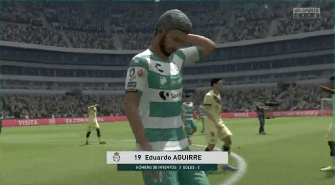 Divertido partido entre Santos y América finaliza en goleada 2-4 a favor de las Águilas.