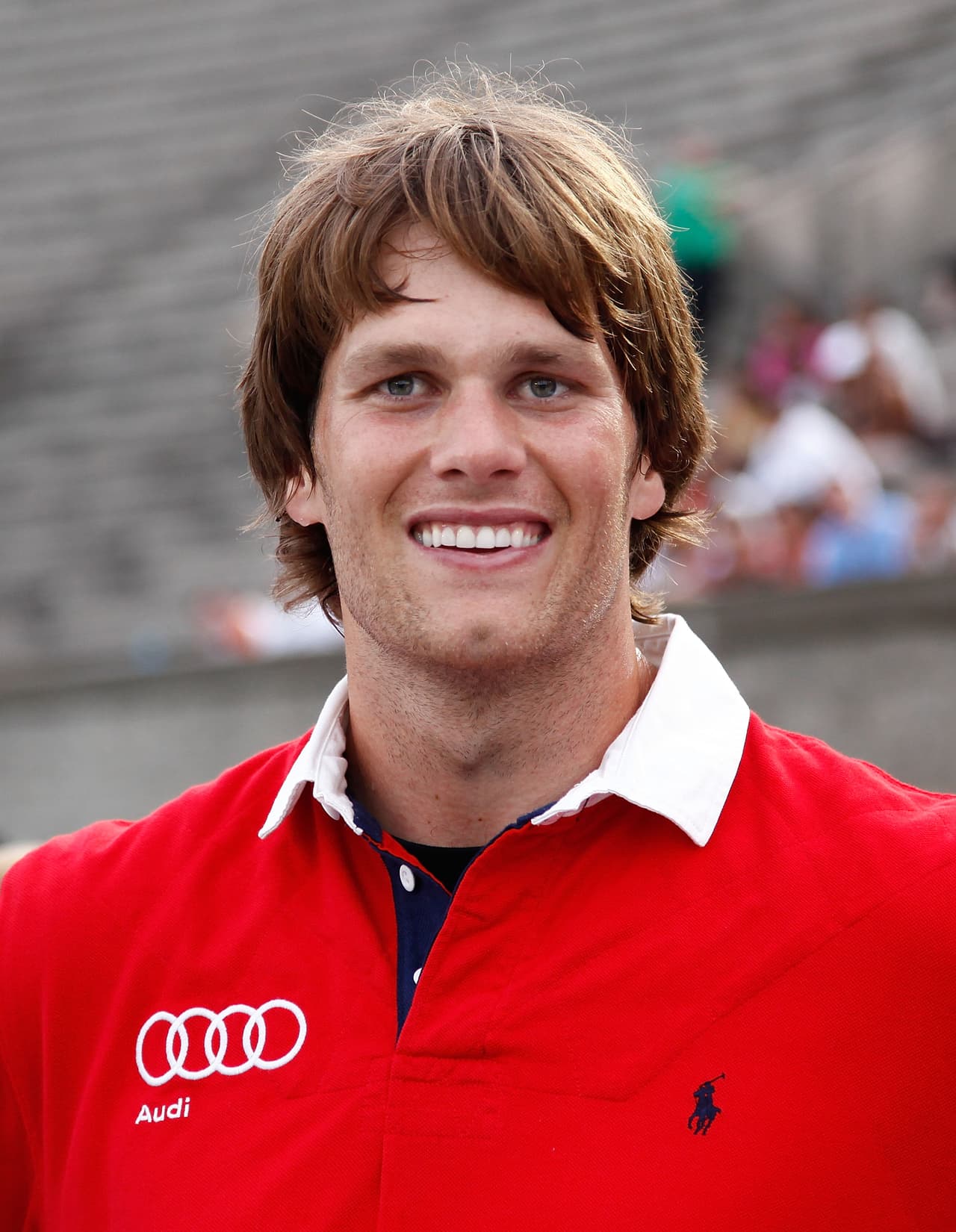 BOSTON - JUNE 04: Tom Brady of New England Patriots attends the Tom Brady's Flag football match kicking off the 2010 Audi Best Buddies Challenge: Hyannis Port on June 4, 2010 in Boston, Massachusetts. (Photo by Joe Kohen/Getty Images for Audi of America)