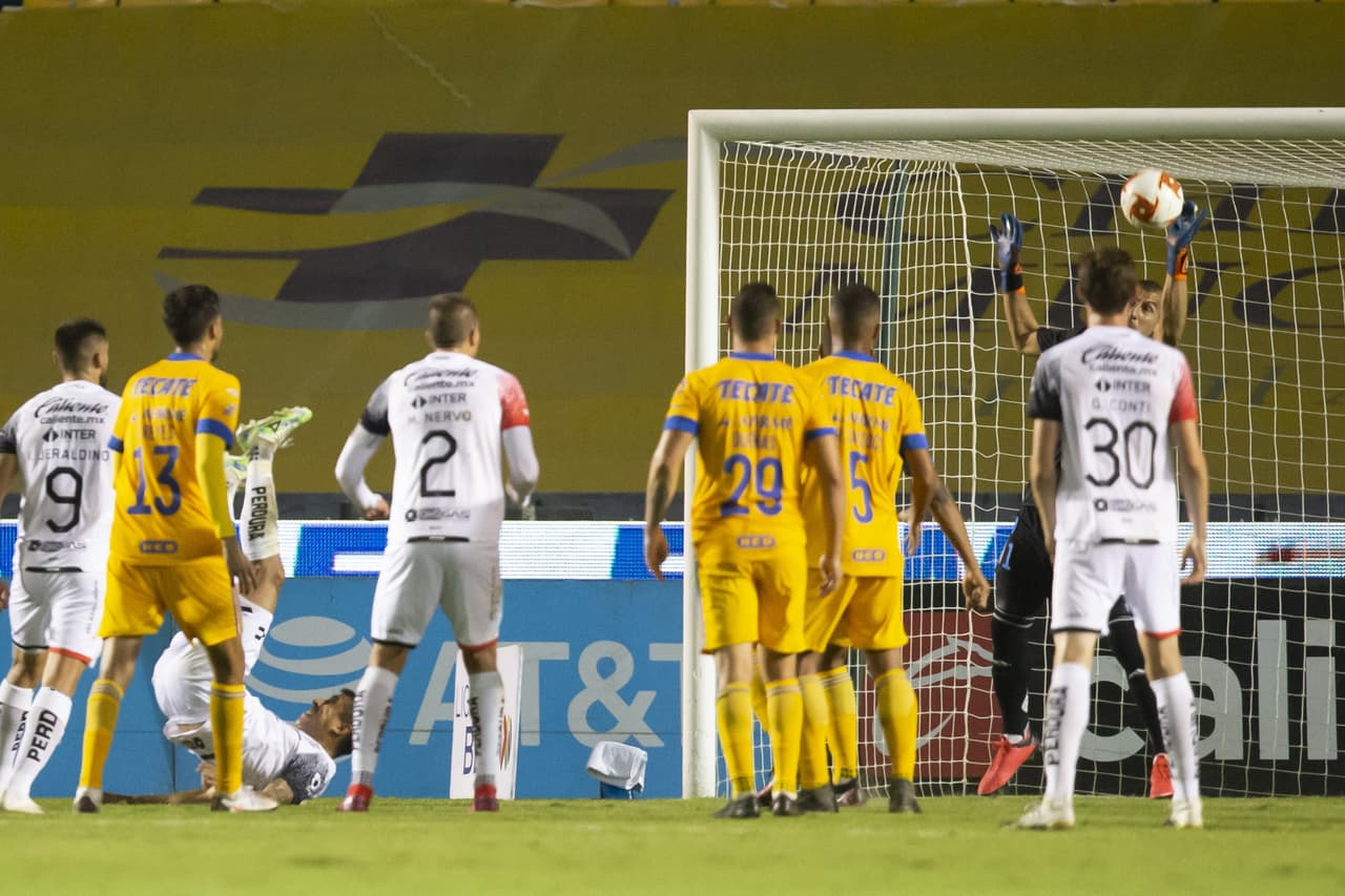 Germán Conti empató el partido en tiempo de compensación para hacerle la ‘travesura’ a los del Tuca que van al repechaje. | Luis Rodríguez (40’) y Germán Conti (90+5’) marcaron los goles del encuentro. Atlas termina su participación en el torneo y Tigres tendrá que buscar un lugar en el repechaje para jugar la Liguilla.