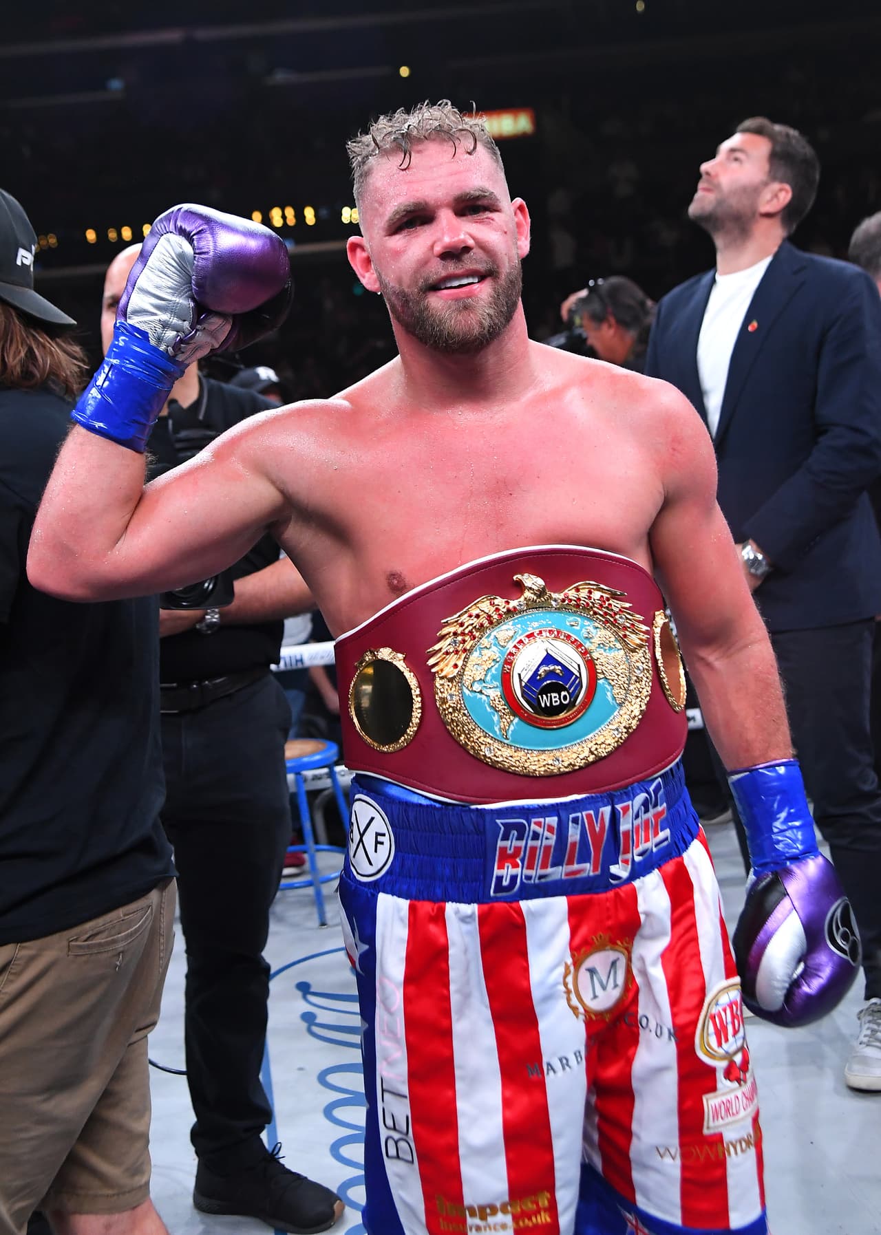 <b>Billy Joe Saunderstries</b>
<br>"Estoy lidiando con eso, pues en lugar de haber sostenido la pelea de mi vida, estoy sentado, descansando y jugando cartas. Yo mientras estoy corriendo lo más que puedo y me mantengo lo más en forma posible”, manifestó acerca del posible combate ante 'Canelo'.