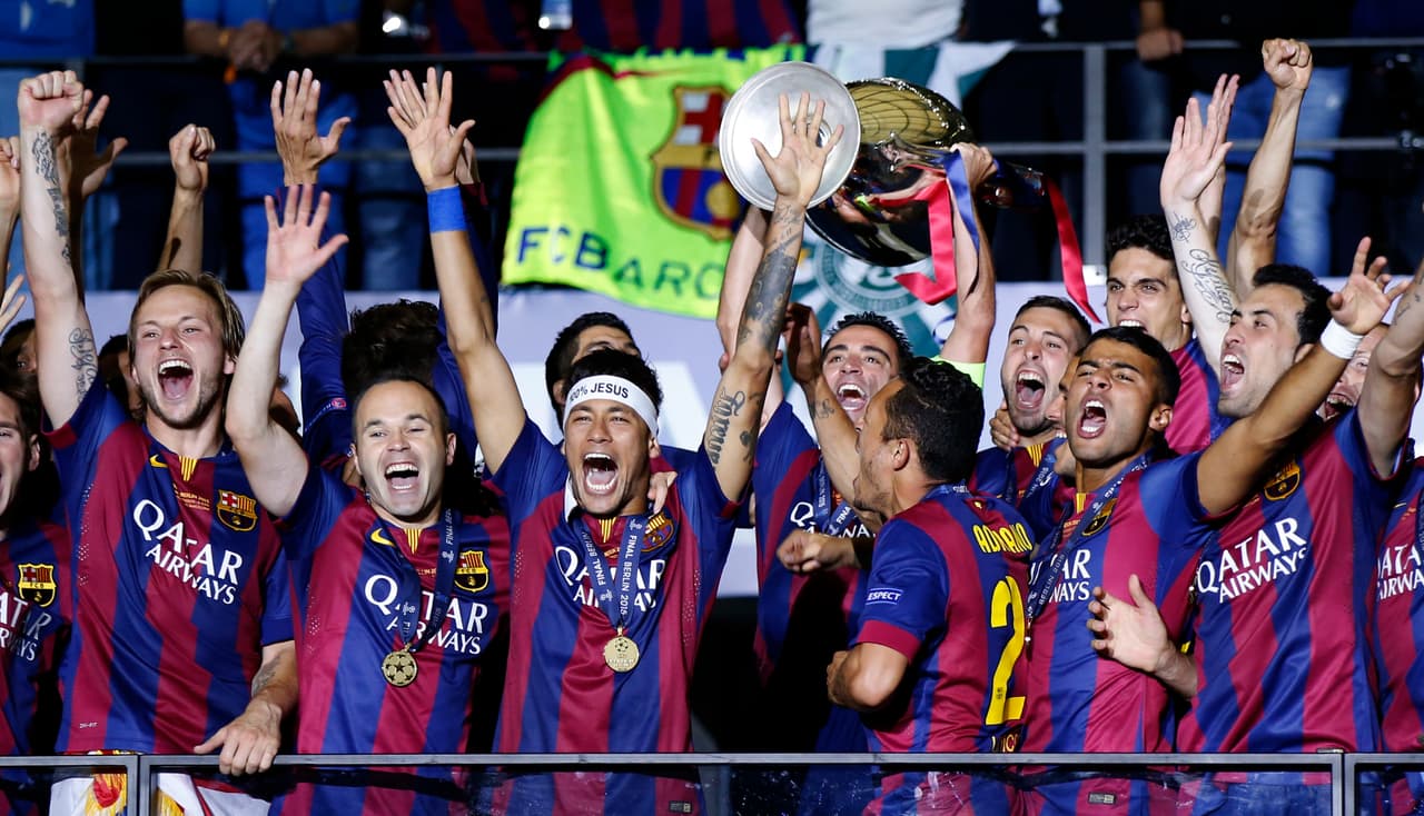 Barcelona - 5 títulos, 1991/92, 2005/2006, 2008/2009, 2010/2011 y la de 2014/2015 donde vencieron a la Juventus en la final.