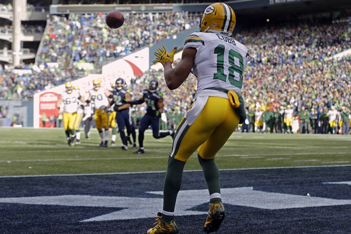 Cobb es un extraordinario receptor y corredor en cruces cortos y poción de ruta. Ciertamente Aaron Rodgers toma ventaja de la explosividad de Cobb en la ranura en situaciones clave. En 2014, registró 91 atrapadas (en 127 objetivos) para 1,287 yardas y 12 TDs (AP-NFL).
