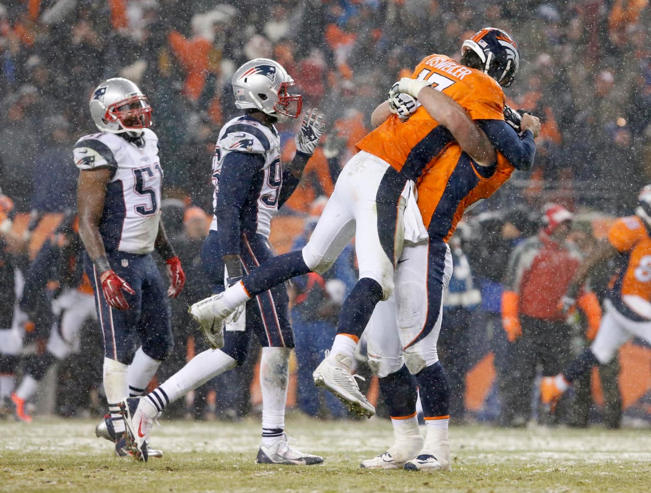 Los Broncos rompieron con la racha ganadora de los Patriots con un marcador en tiempo extra de 30-24. Checa las mejores tomas del sorprendente duelo.