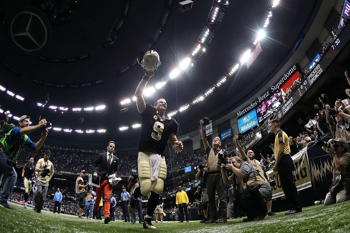 Jugador Ofensivo de la Semana 8 NFC: QB Drew Brees, New Orleans Saints.