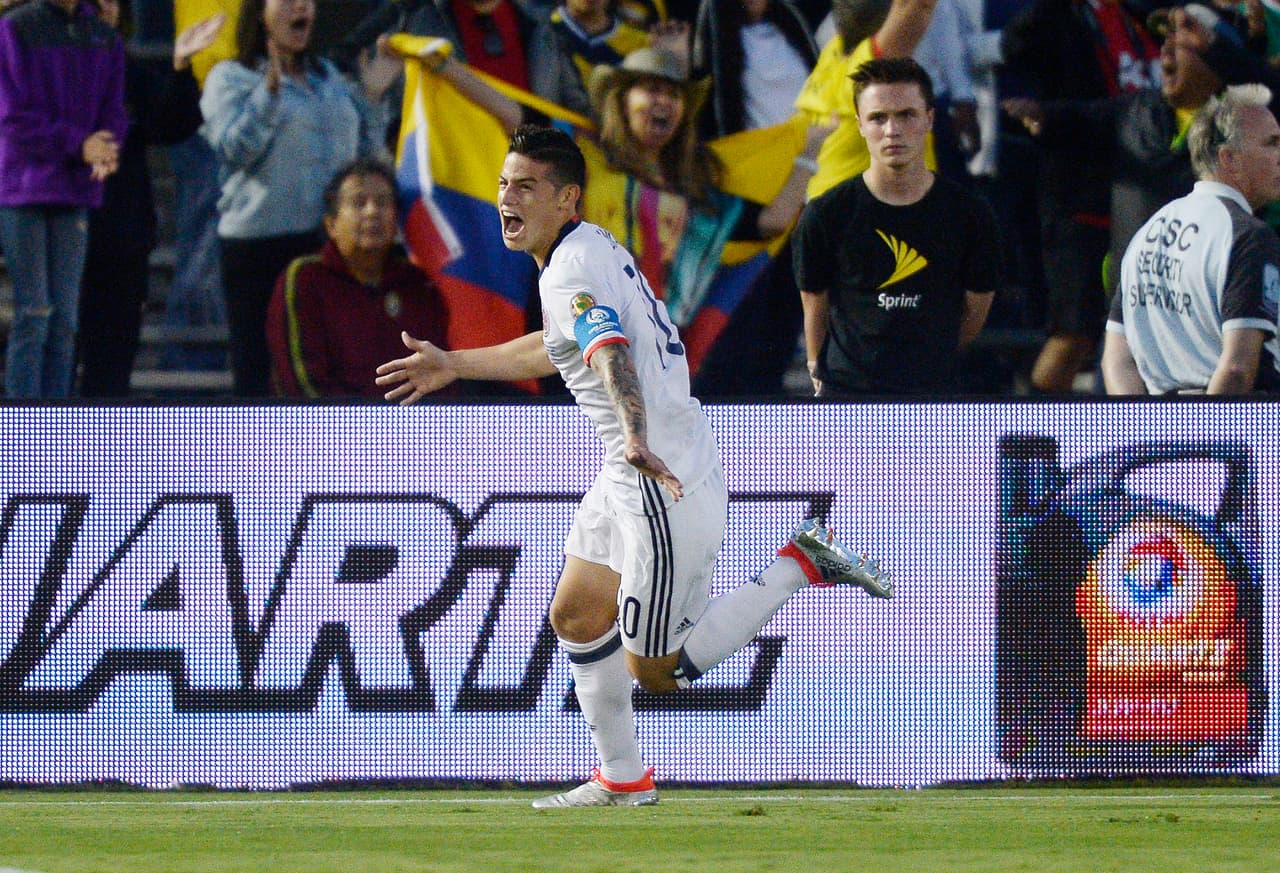 James Rodríguez fue la figura de Colombia frente a Paraguay.