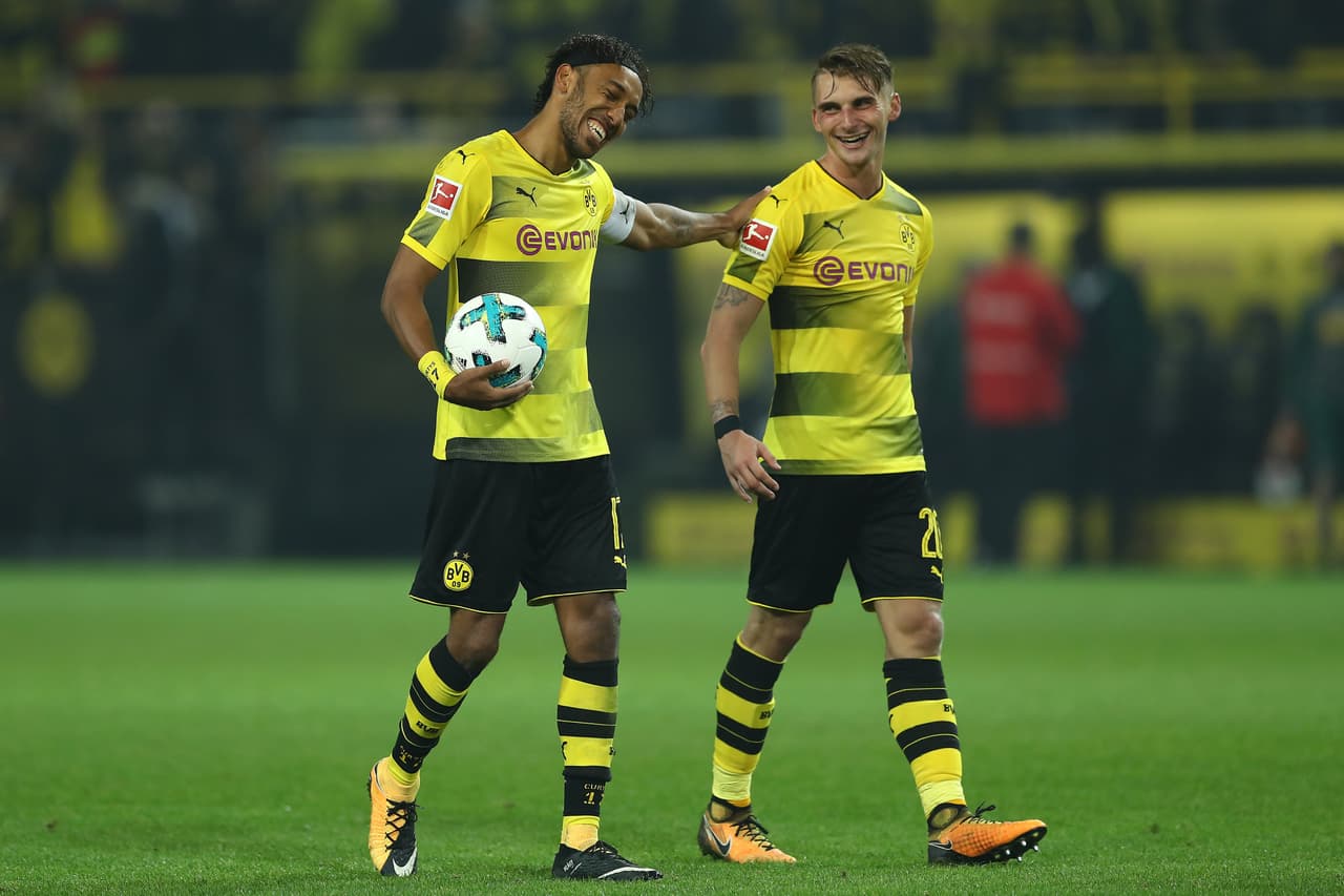 12: El ataque de Pierre Emerick Aubameyang (12), Maximilian Philipp (6) y Andriy Yarmolenko (3) ha puesto 21 goles esta temporada para Borussia Dortmund.
