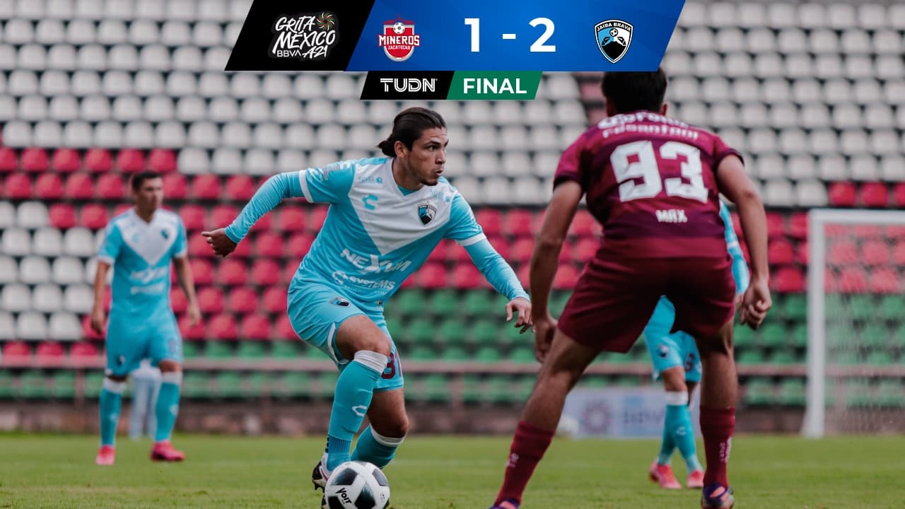Mineros 1-2 Tampico Madero, Liga de Expansión BBVA MX A21. Goles, resumen y resultado