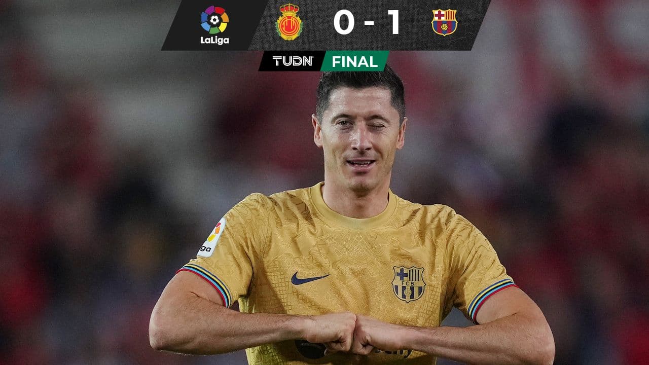 Barcelona y Lewandowski vencen al Mallorca de Javier Aguirre