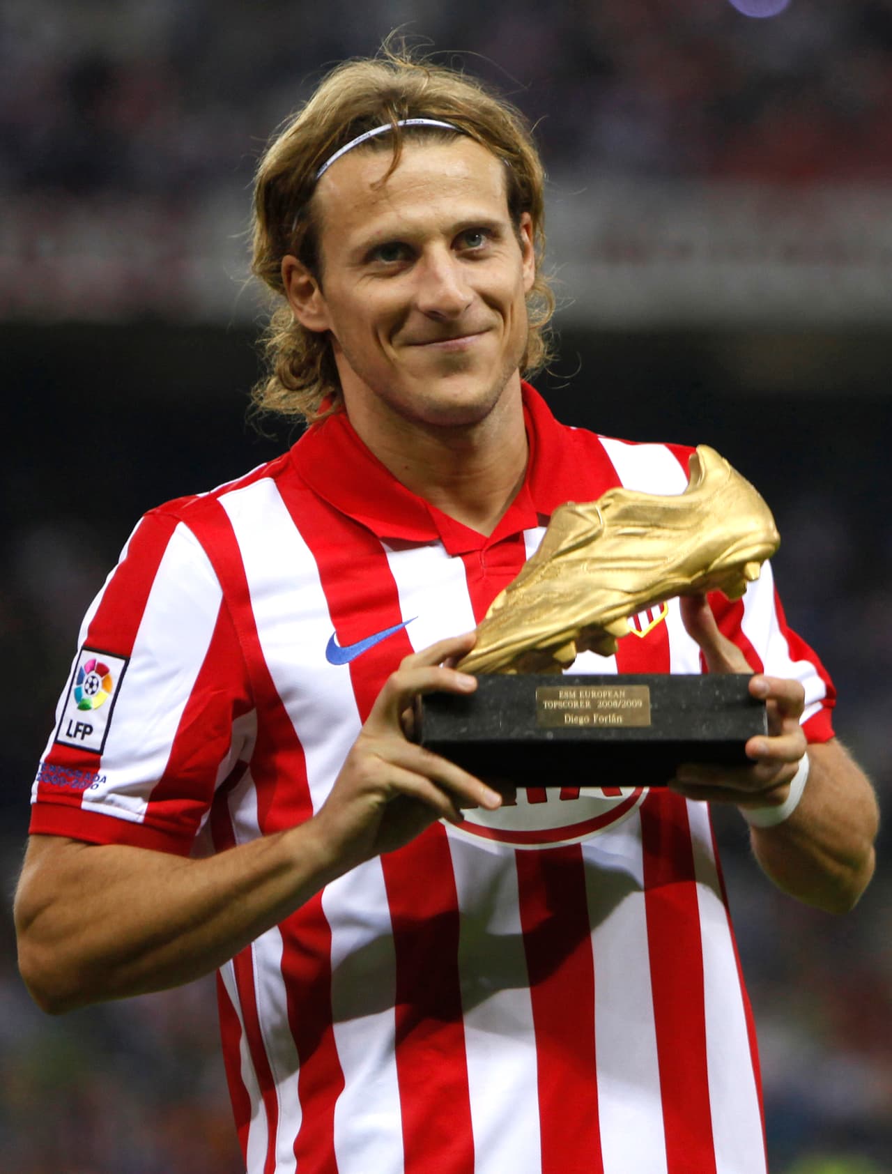 Diego Forlán ganó este galardón en el 2008/09 cuando jugaba por el Atlético de Madrid.