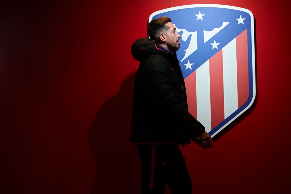 EIBAR, SPAIN - JANUARY 18: Hector Herrera of Club Atletico de Madrid arrives to the stadium during the Liga match between SD Eibar SAD and Club Atletico de Madrid at Ipurua Municipal Stadium on January 18, 2020 in Eibar, Spain. (Photo by Juan Manuel Serrano Arce/Getty Images)