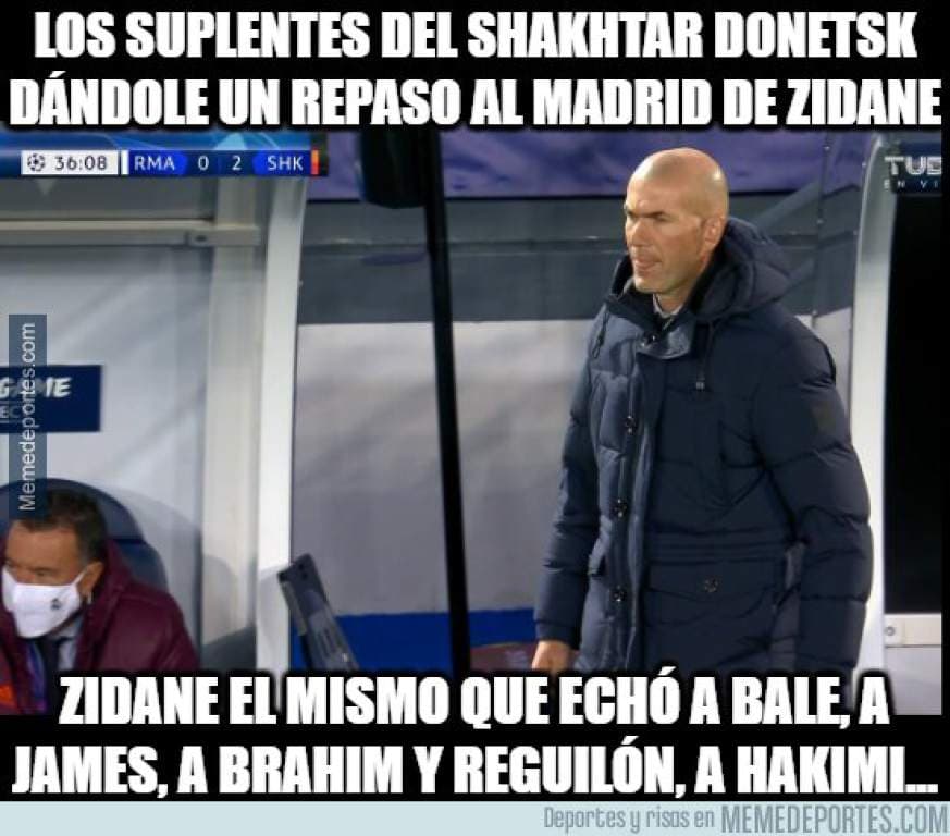 El Real Madrid cae y los memes hacen lo suyo | Los merengues arrancaron con el pie izquierdo en la Champions y las redes sociales no perdonan a los de Zidane.