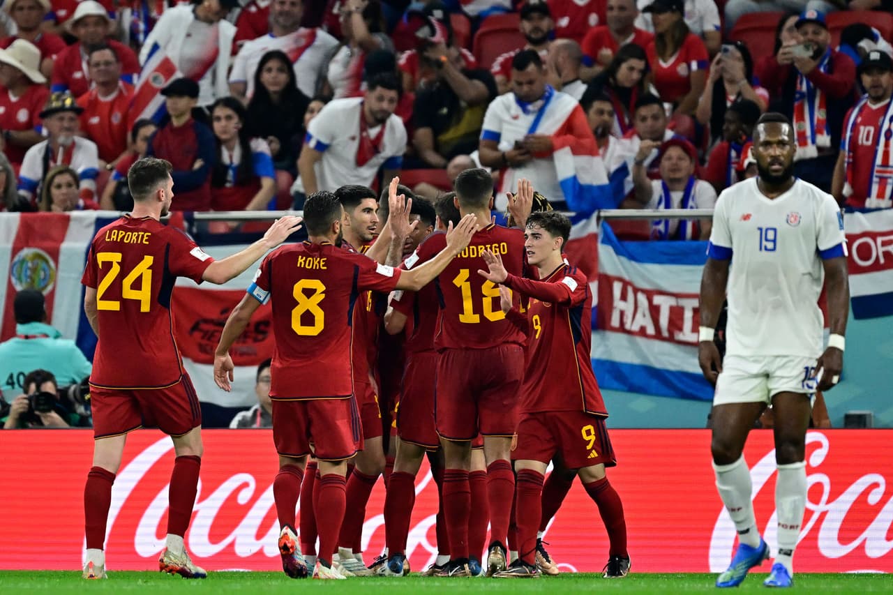 España le anotó siete goles a Costa Rica en el marcador más abultado del Mundial Qatar 2022 hasta el momento y de paso hicieron historia con el anotador más joven de la Selección española.
