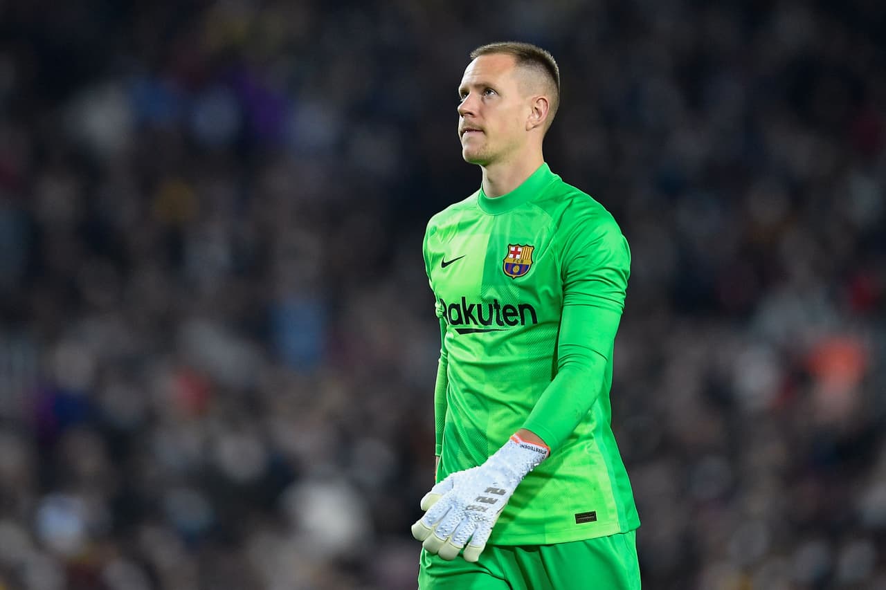 André Ter Stegen era consciente de que la afición necesitaba una victoria y el Camp Nou estaba muy cerca del lleno.