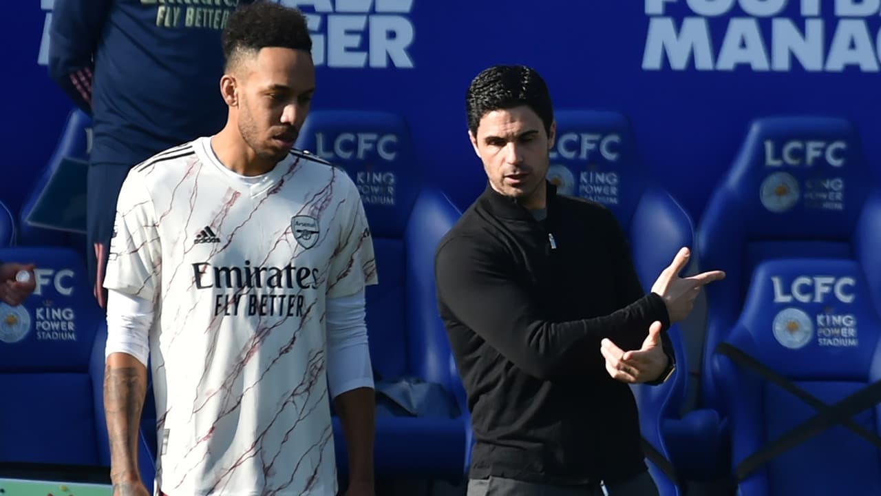 Arteta le respondió a Aubameyang sobre su salida del Arsenal