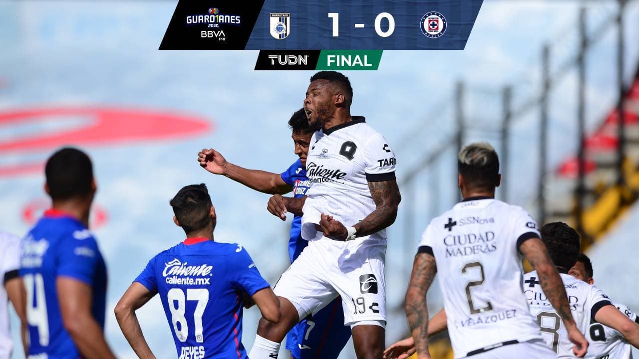 ¡La campanada del torneo! Querétaro quita el invicto a Cruz Azul