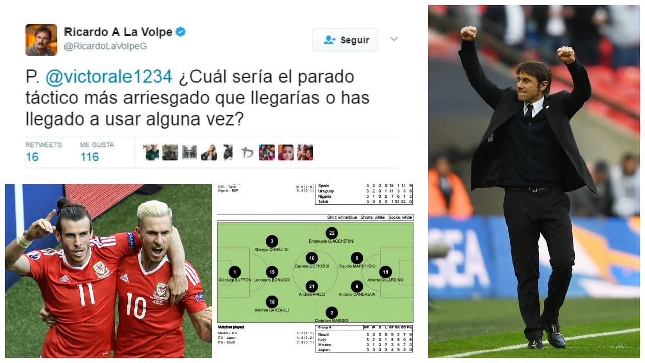 'El Bigotón' contestó a las preguntas de los twitteros y esta en particular permite explicar al equipo del momento: el Chelsea de Antonio Conte.