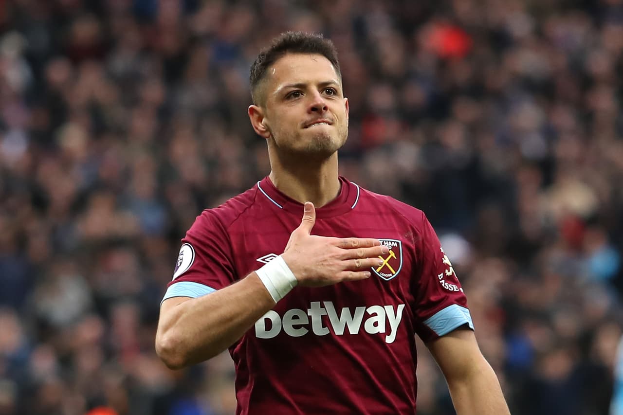 Javier Hernández: el momento del Chicharito parece ser el mejor en la temporada, tras su doblete ante Huddersfield y la anotación ante Paraguay. West Ham United recibe este sábado al Everton.