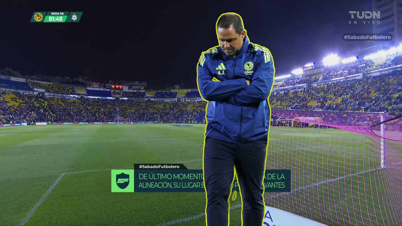 América vs. Santos: Sebastián Cáceres es baja por lesión de la alineación titular