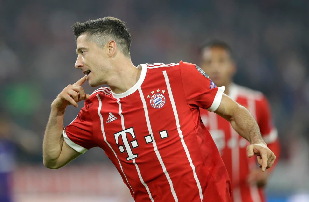 Robert Lewandowski (Polonia), de FC Bayern de Múnich.