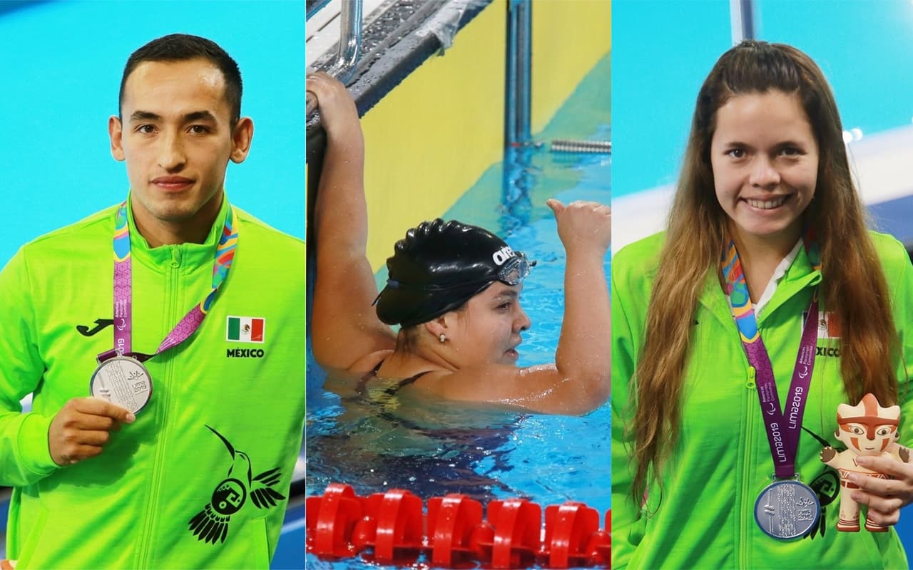 Gran jornada en natación de los Parapanamericanos para México